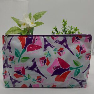 Lancôme Eiffel Tower Floral Cosmetic Bag